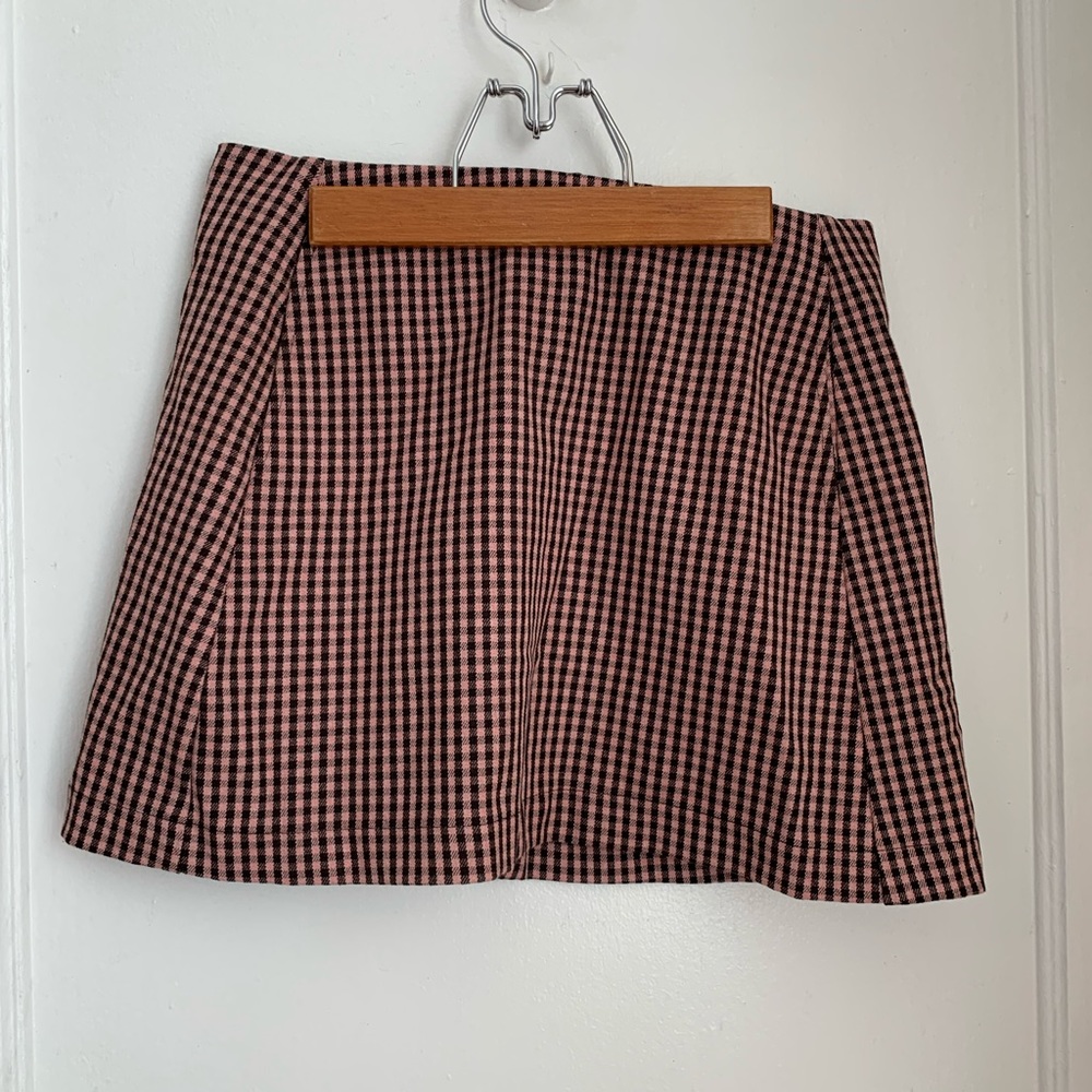 Collective brand pink and black skirt, size XS